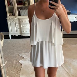 Lovers + friends white dress